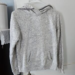 Hollister Light Gray Hoodie